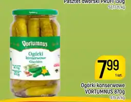Delikatesy Piotruś Pan Ogórki konserwowe VORTUMNUS oferta