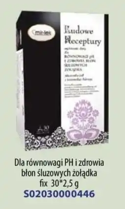 AT Dla równowagi ph i zdrowia błon śluzowych żołądka fix oferta