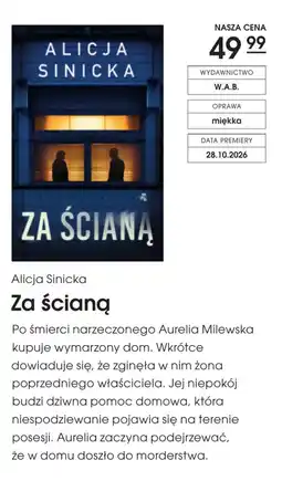 Świat Książki Za ścianą oferta