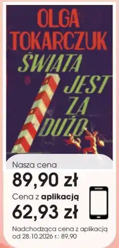Świat Książki Świat jest za dużo oferta