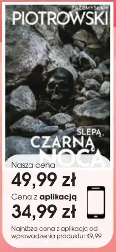 Świat Książki Slepa, czarna noca oferta