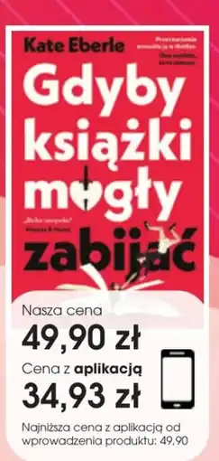 Świat Książki Gdyby książki mogły zabijać oferta