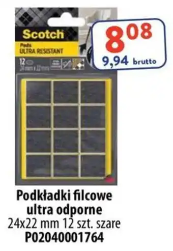 Podkładki filcowe ultra odporne