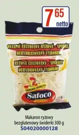 AT Makaron ryżowy bezglutenowy świderek Safoco oferta