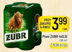 Delikatesy Piotruś Pan Piwo ŻUBR oferta