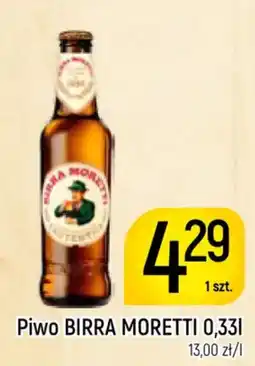 Delikatesy Piotruś Pan Piwo BIRRA MORETTI oferta