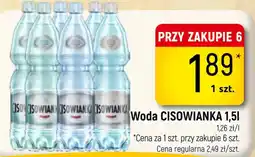 Delikatesy Piotruś Pan Woda CISOWIANKA oferta