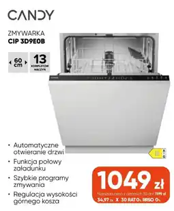 Max Elektro Zmywarka Candy CIP 3D9E0B oferta