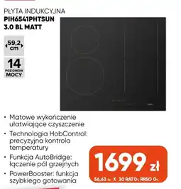 Max Elektro Płyta Indukcyjna PIH6541PHTSUN 3.0 BL Matt oferta