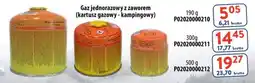 AT Gaz jednorazowy z zaworem (kartusz gazowy - kampingowy) oferta