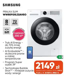 Max Elektro Pralka Slim Samsung oferta