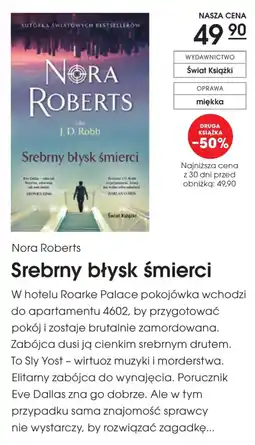 Świat Książki Nora Roberts Srebrny błysk śmierci oferta