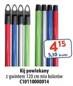 AT Kij powlekany z gwintem 120 cm mix kolorów oferta