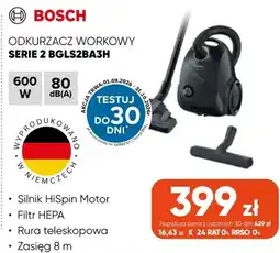 Max Elektro Odkurzacz Workowy Serie 2 Bosch oferta
