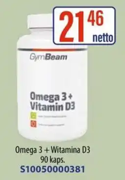 AT GymBeam Omega 3 + Vitamin D3 oferta