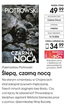 Świat Książki Ślepą, czarną nocą oferta