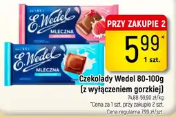 Delikatesy Piotruś Pan Czekolady Wedel oferta