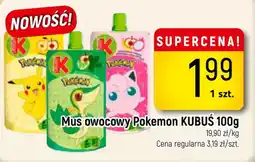 Delikatesy Piotruś Pan Mus owocowy Pokemon KUBUŚ oferta