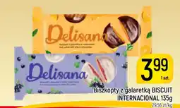 Delikatesy Piotruś Pan Delisana Biszkopty z galaretką BISCUIT INTERNATIONAL oferta