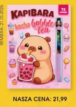 Świat Książki KapiBara Kocha Bubble Tea oferta