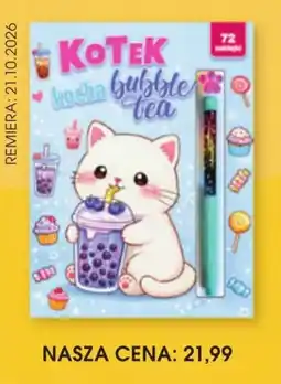 Świat Książki KoTek kocha bubble tea oferta
