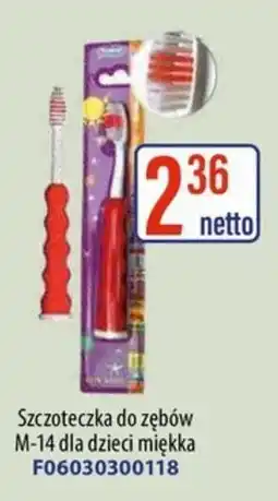 AT Szczoteczka do zębów M-14 dla dzieci miękka oferta