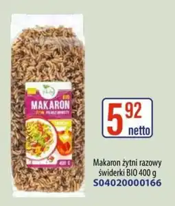 AT Makaron żytni razowy świderki BIO oferta