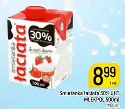 Delikatesy Piotruś Pan Śmietanka Łaciata 30% UHT oferta
