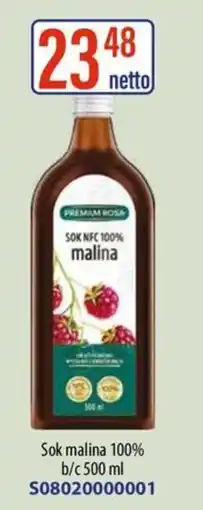AT Sok NFC 100% malina oferta