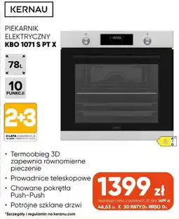 Max Elektro Piekarnik Elektryczny KBO 1071 S PT X oferta