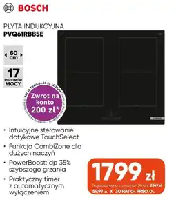 Max Elektro Płyta indukcyjna Bosch PVQ61RBB5E oferta