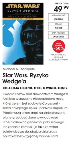 Świat Książki Star Wars. Ryzyko Wedge'a oferta