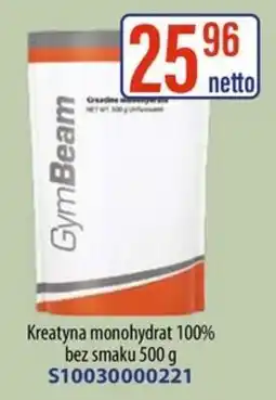 AT GymBeam Kreatyna monohydrat 100% bez smaku oferta