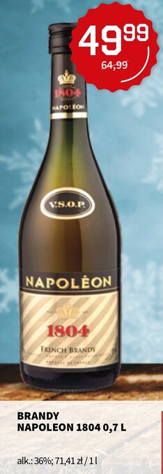 Duży Ben Brandy Napoleon 1804 0,7l oferta