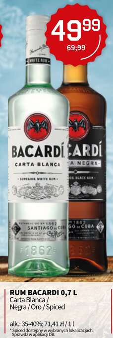 Duży Ben Rum Bacardi 0,7l oferta