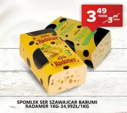Spiżarnia Smakosza Spomlek Ser Szawajcar Babumi Radamer oferta