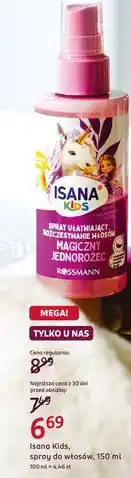 Rossmann Isana Kids, spray do włosów oferta
