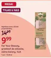 Rossmann For Your Beauty, grzebień do włosów, różne kolory, 1szt oferta