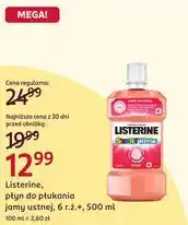 Rossmann Listerine, płyn do płukania jamy ustnej, 6 r.ż.+, 500 ml oferta