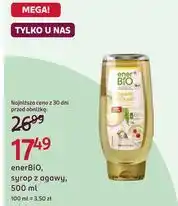 Rossmann enerBIO, syrop z agawy oferta