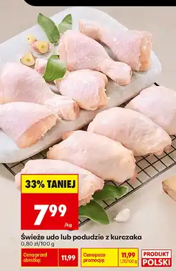 Biedronka Świeże udo lub podudzie z kurczaka oferta