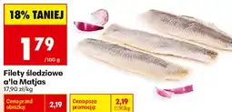 Biedronka Filety śledziowe a'la Matjas oferta