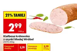 Biedronka Kiełbasa królewska z szynki Madej Wróbel oferta