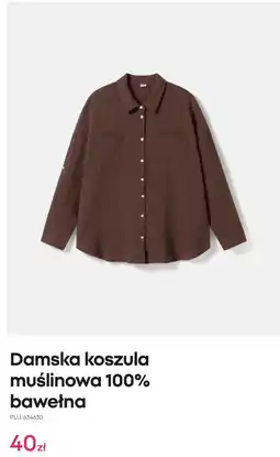 Pepco Pepco Damska koszula muślinowa 100% bawełna oferta