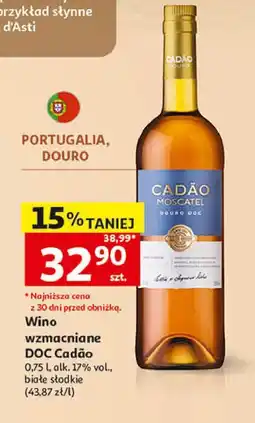 Auchan Wino słodkie Cadao Moscatel oferta