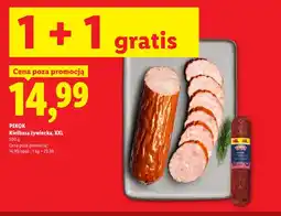 Lidl Kiełbasa żywiecka XXL Pikok oferta