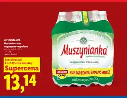 Lidl Woda mineralna magnezowo-wapniowa Muszynianka 6-pak oferta
