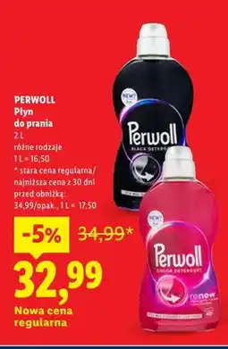 Lidl Płyn do prania Perwoll Renew Black oferta