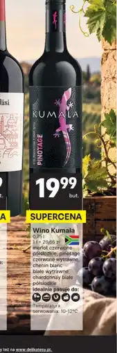 Delikatesy Centrum Wino wytrawne Kumala oferta