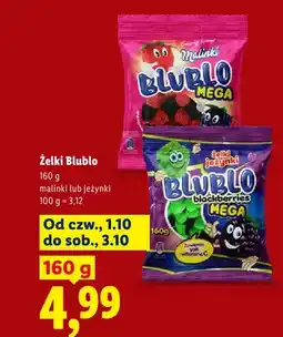 Lidl Żelki Blublo Mega malinki oferta